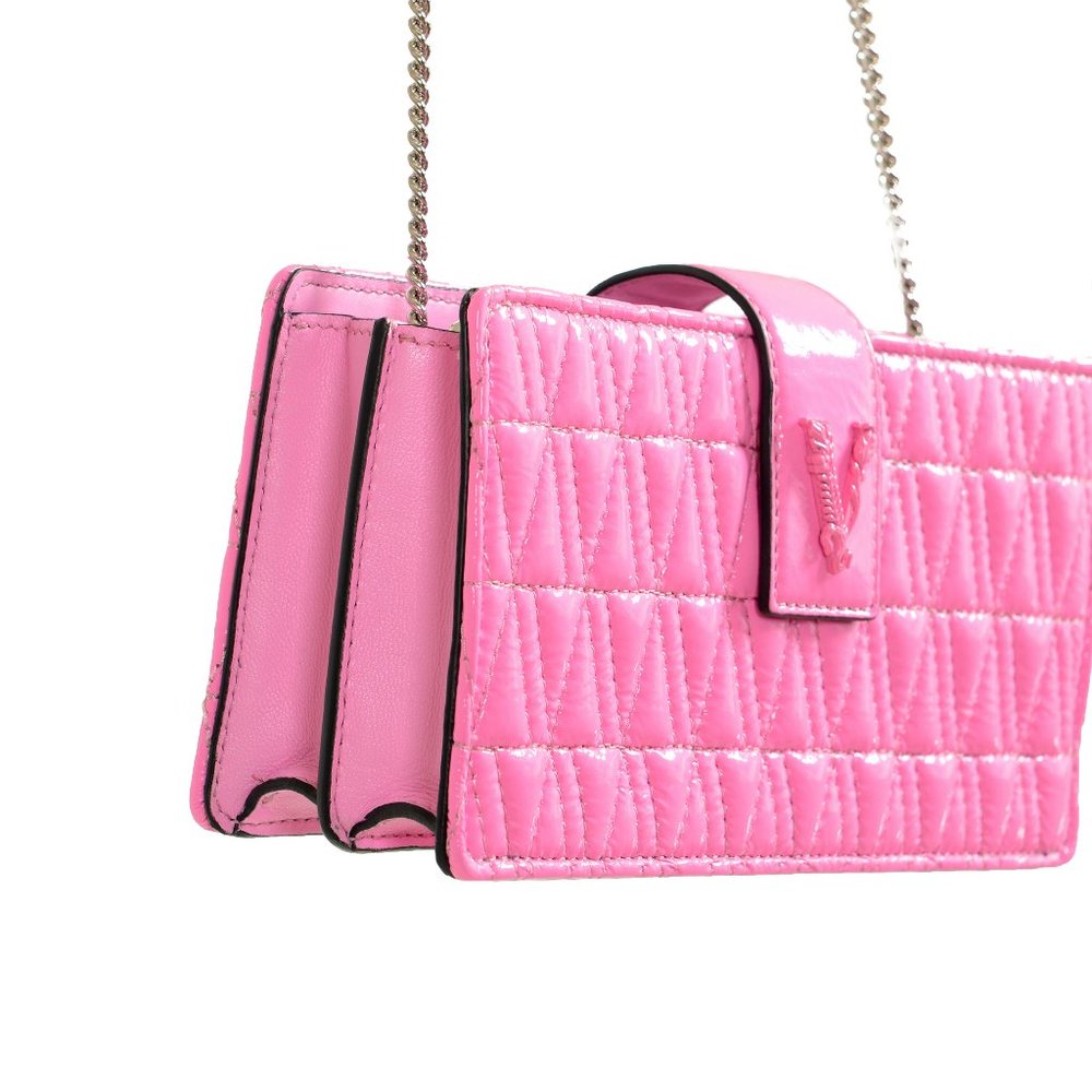 Versace Women's Leather Virtus Quilted Mini Bag - Picture 3 of 7